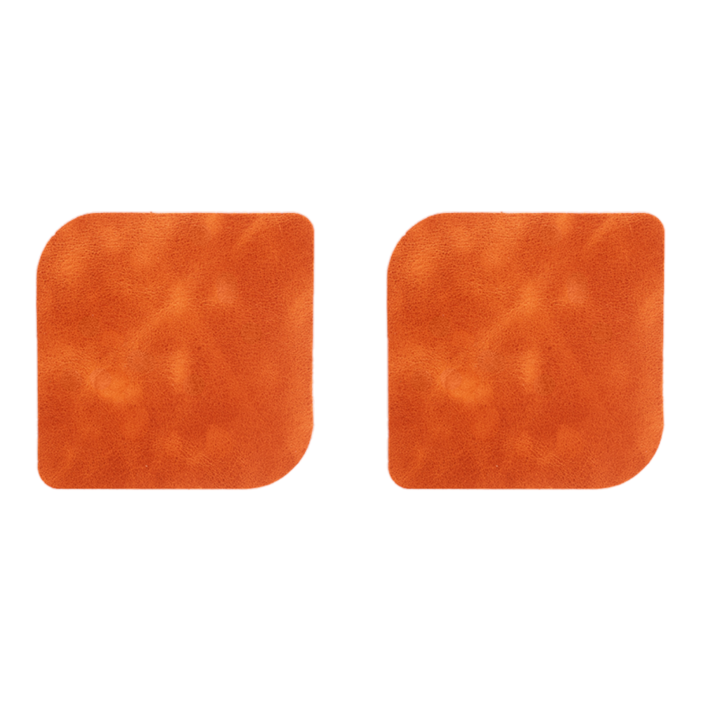 Açık Kahverengi Hakiki Deri Bardak Altlığı – 4’lü set